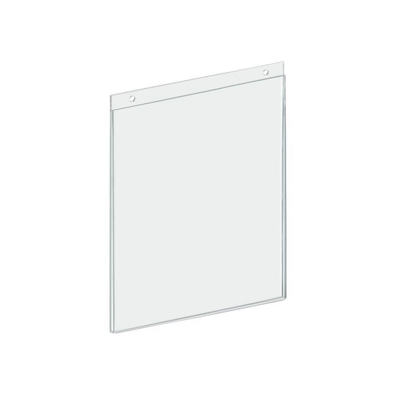 Azar Displays Clear Acrylic Wall Hanging Frame 8.5" Wide x 11'' High- Vertical/Portrait, 10-Pack