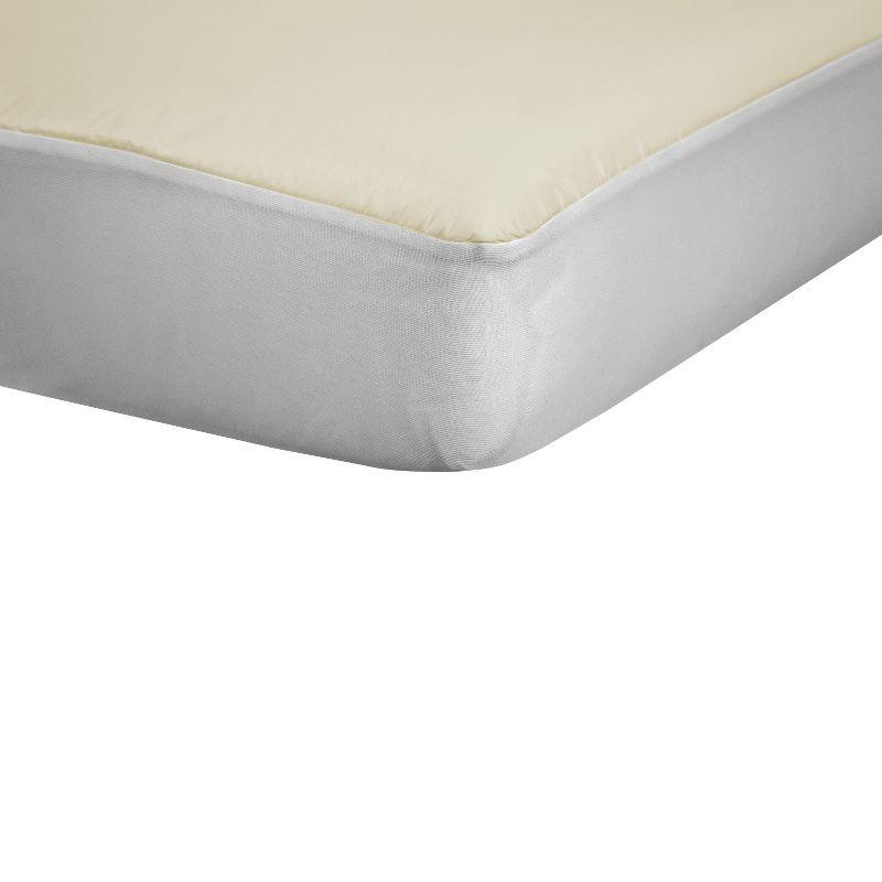 Sealy Allergy Protection Crib Mattress Pad Cover with Organic Cotton Top