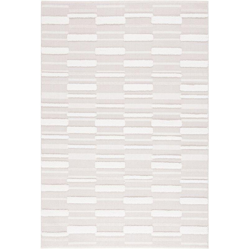 Trends TRD120 Power Loomed Area Rug - Beige/Ivory - 4'x6' - Safavieh.