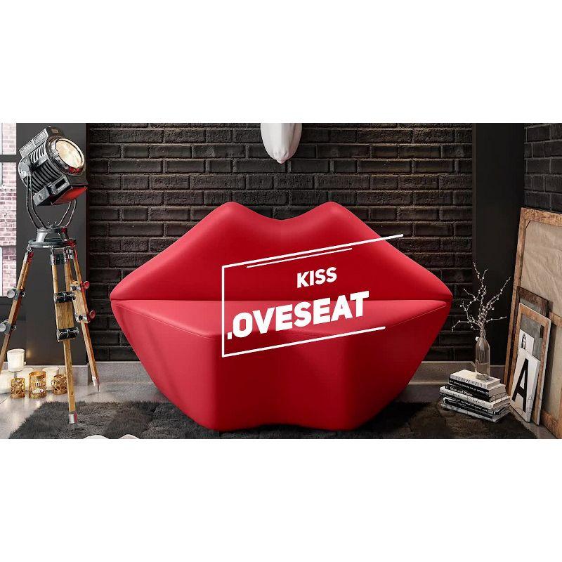Ivy Bronx 61.8'' Faux Leather Loveseat