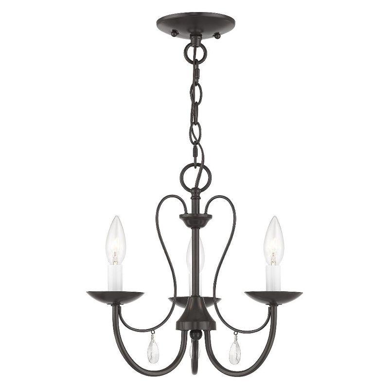 Livex Lighting Mirabella 3 - Light Chandelier in  English Bronze
