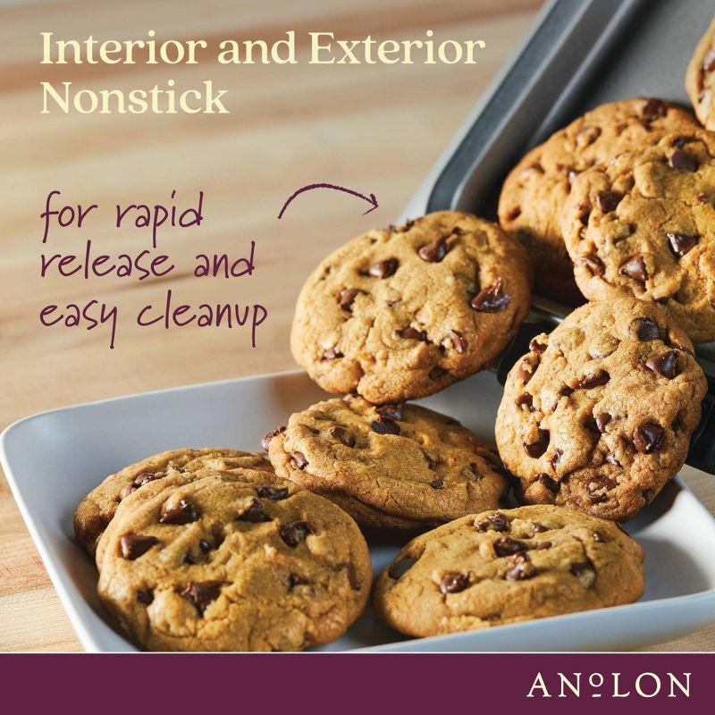 Anolon Advanced Nonstick Bakeware / Baking Set with Silicone Grips