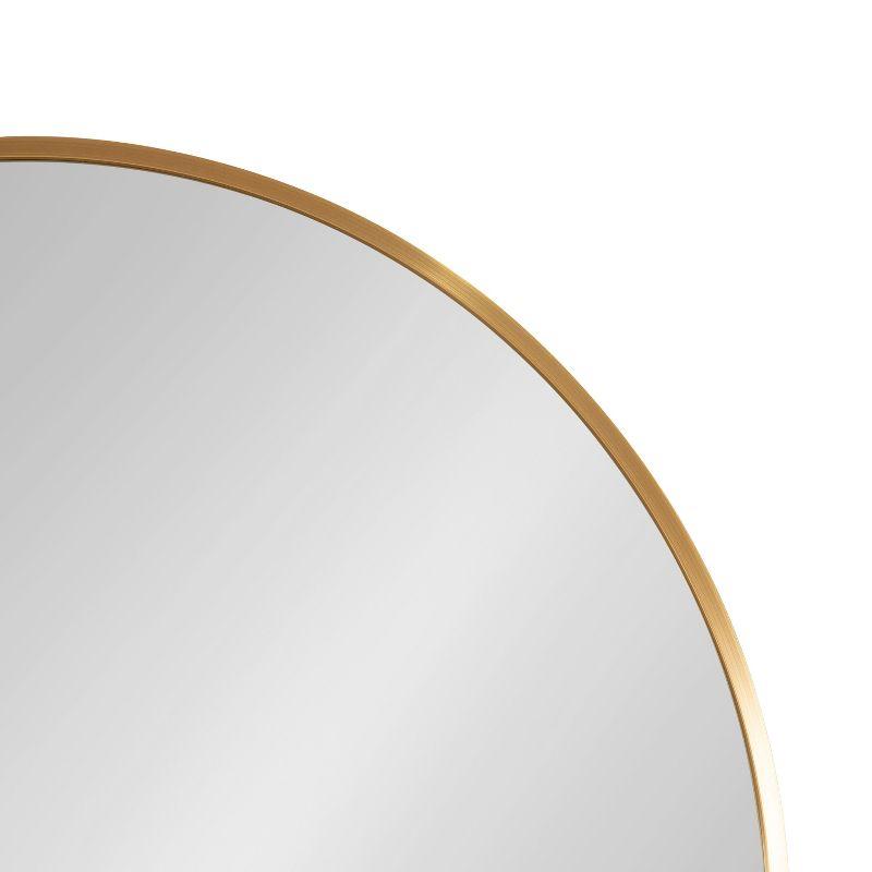 Zayda Full Length Gold Aluminum Rectangular Arch Mirror