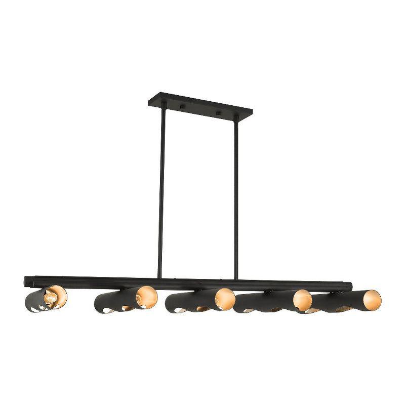 Livex Lighting Novato 10 - Light Chandelier in  Black