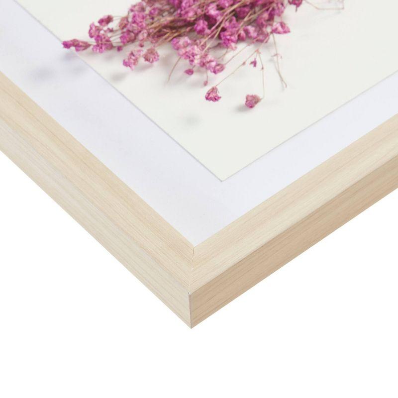 2pc Avant Garden Floral Shadowbox Set Natural - Madison Park: Dried Flower Wall Decor, MDF Frame, Sawtooth Mount