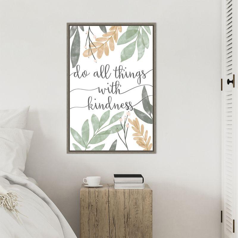 Amanti Art Sage Sayings IV by Becky Thorns Canvas Wall Art Print Framed 23 x 33-in.