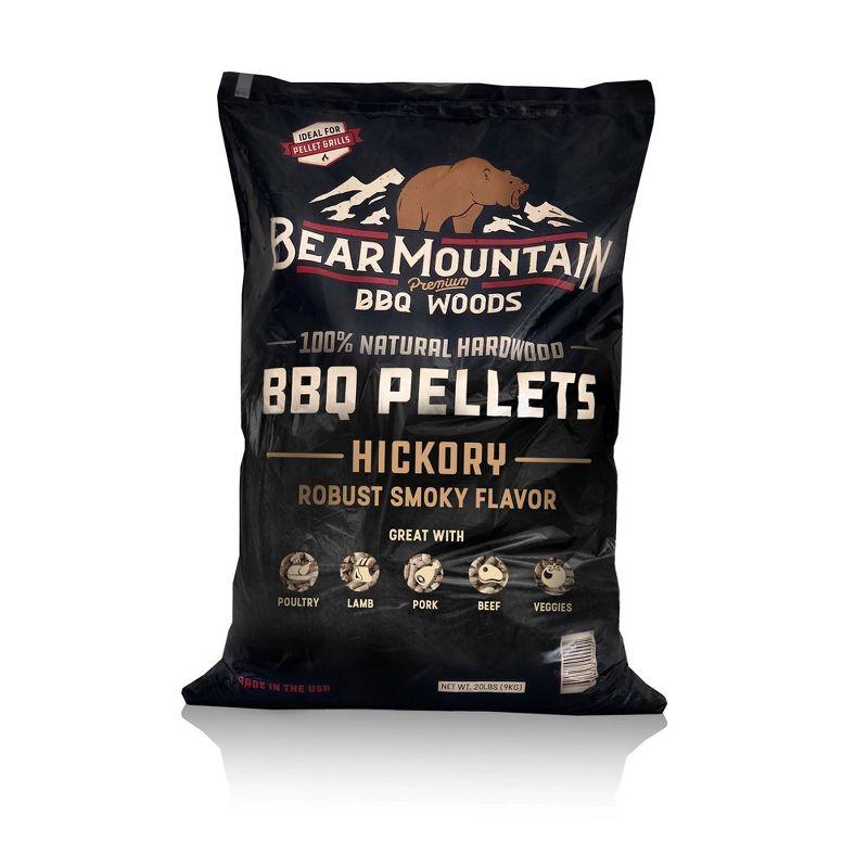 Bear Mountain BBQ Bear Mountain BBQ All-Natural Hardwood Hickory Smoker Pellets