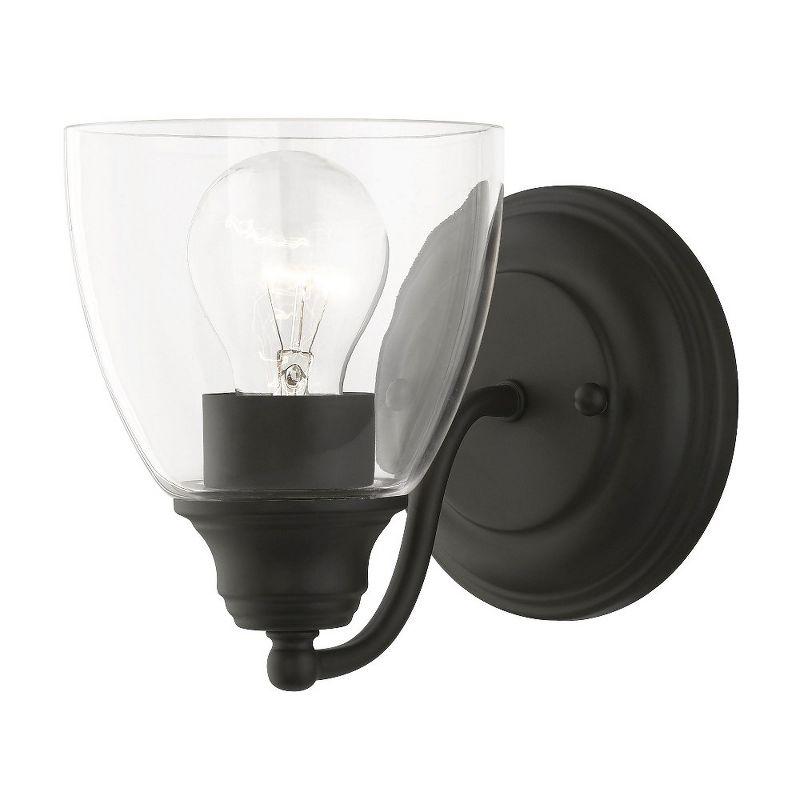 Livex Lighting Montgomery 1 - Light Vanity in  Black