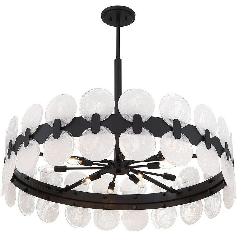 Boca 10-Light Chandelier in Matte Black