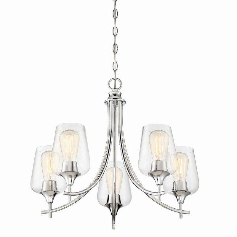 Savoy House Octave 5 - Light Chandelier in  Black