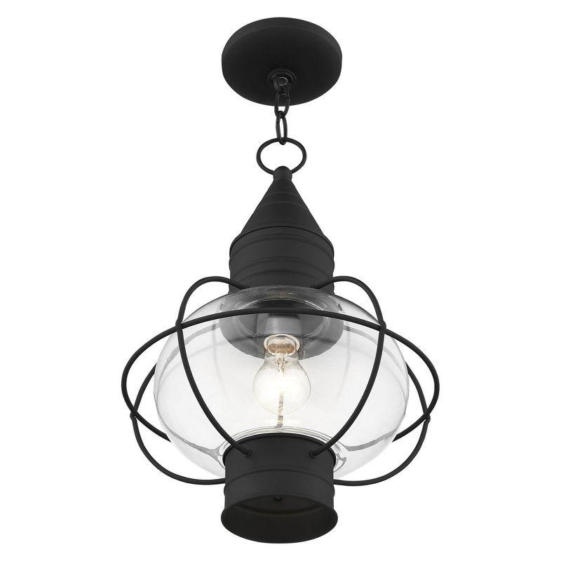 Livex Lighting Newburyport 1 - Light Pendant in  Black