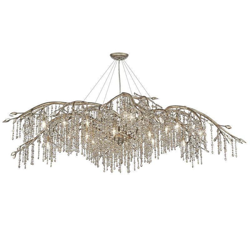 Autumn Twilight Mystic Gold 24-Light Crystal Chandelier