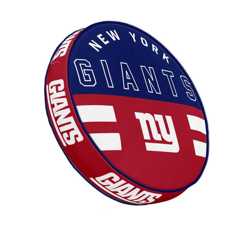 New York Giants Red and Blue Circle Plushlete Pillow