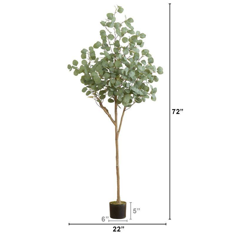 Nearly Natural 6-ft Artificial Eucalyptus Tree