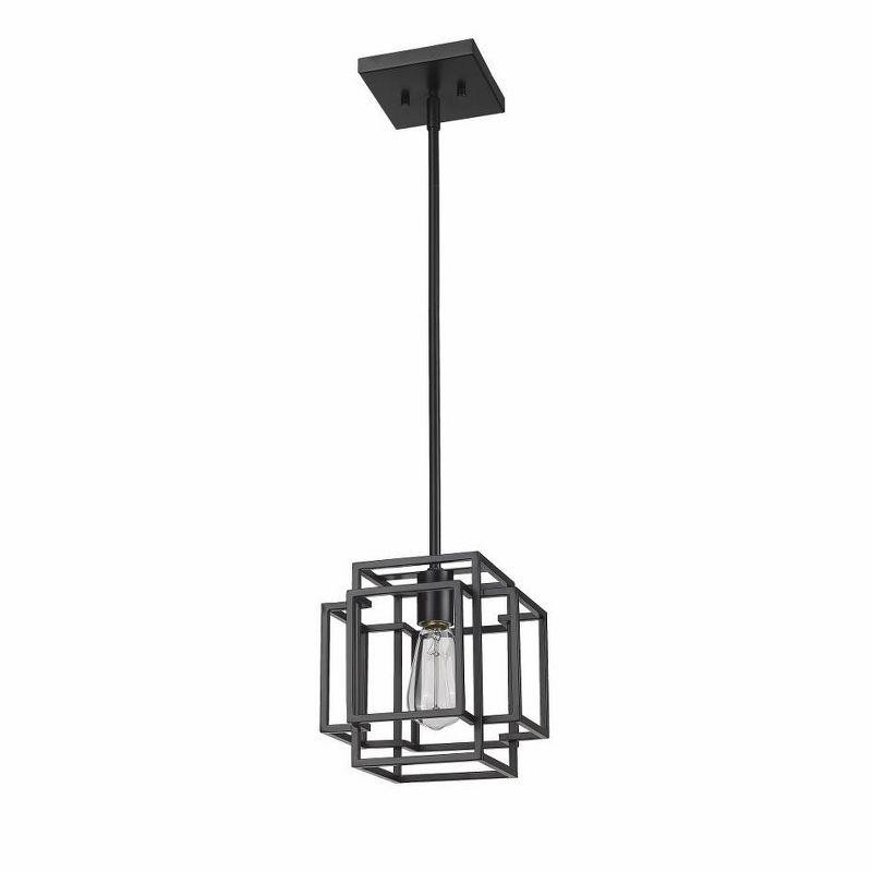 Z-Lite Titania 1 - Light Pendant in  Matte Black
