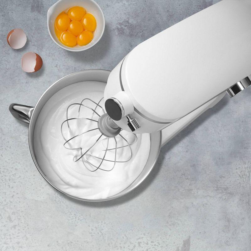 Instant 7.4qt 10 Speed Stand Mixer Pro - Pearl White: Aluminum & Stainless Steel, 600W, Dishwasher-Safe Parts