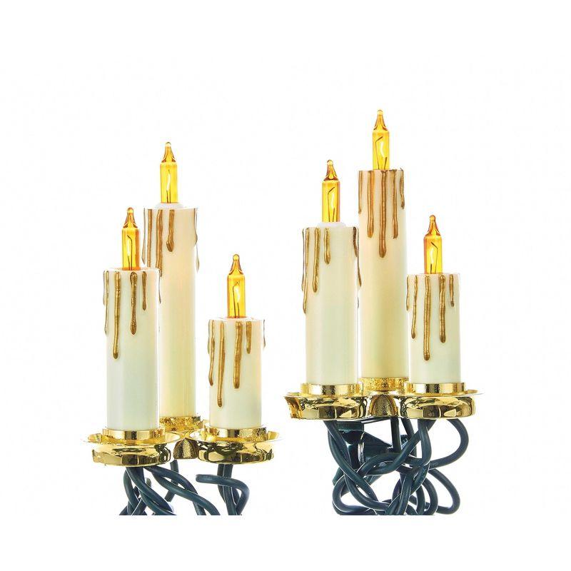 Kurt Adler Kurt Adler Indoor UL 15-Light Triple Candle Light Set, 12ft