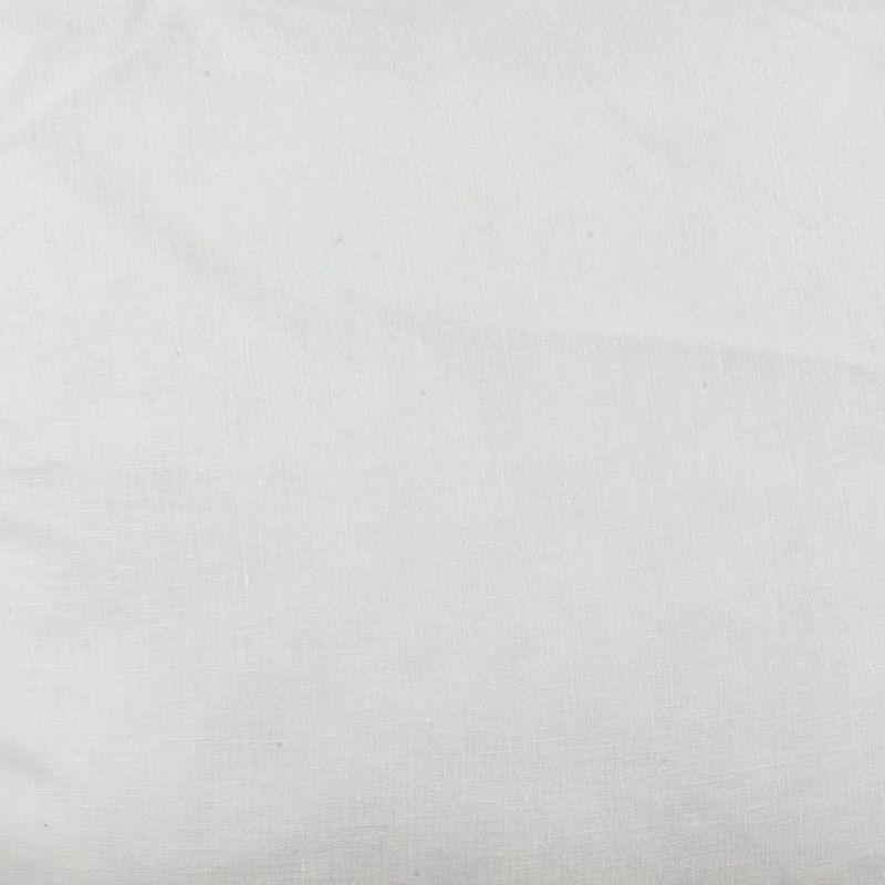 Saro Leona Collection Ruffled Linen Reversible Throw Pillow