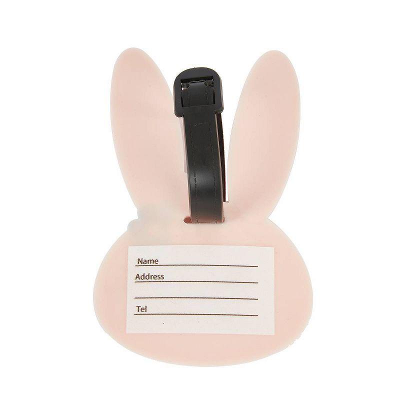 Travelers Club Kids' 5pc Hardside Checked Spinner Luggage Set - Bunny