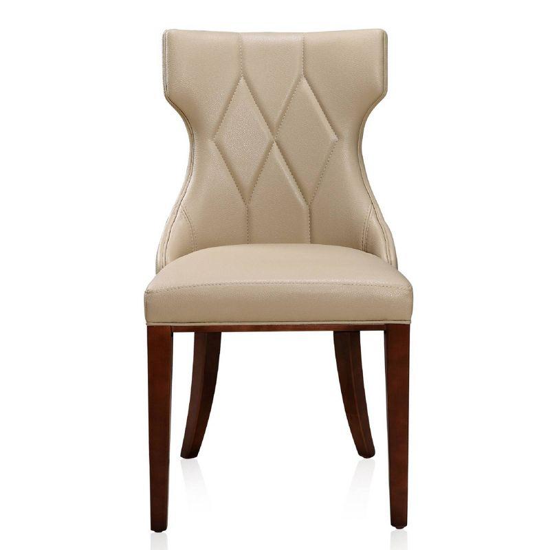Rosdorf Park Reine Upholstered Wing Back Side chair (Set of 2)