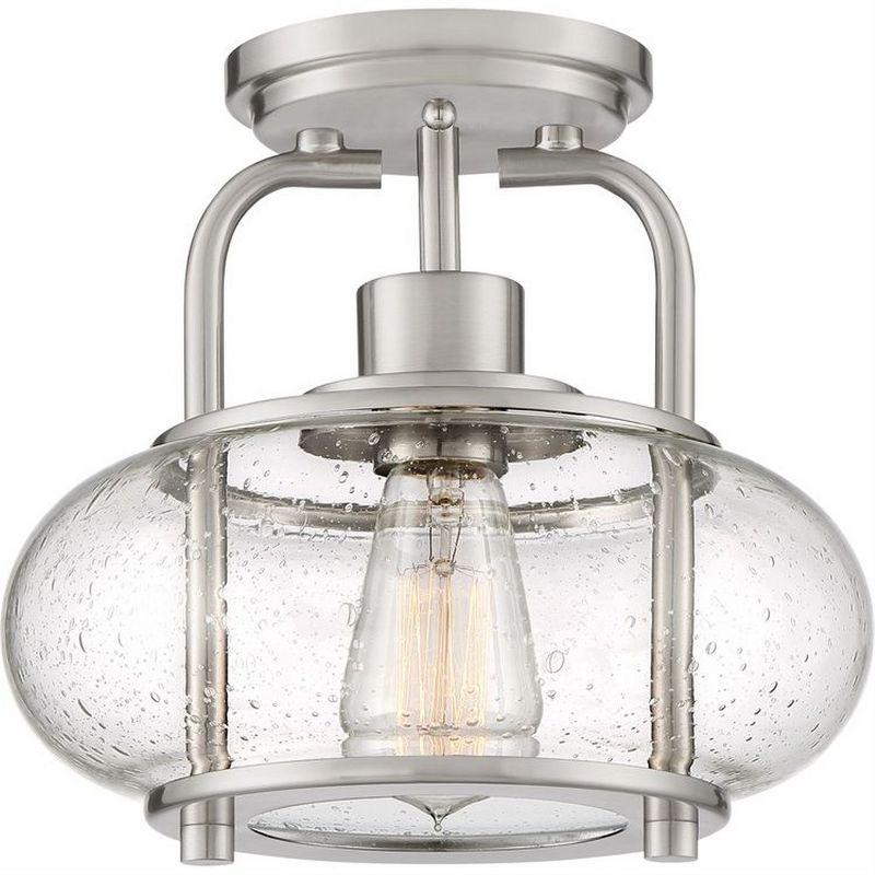 Quoizel Lighting Trilogy 1 - Light Semi-Flush Mount in  Brushed Nickel