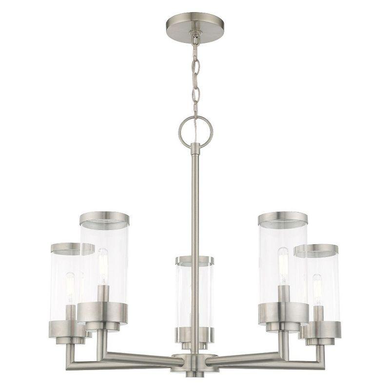 Livex Lighting Hillcrest 5 - Light Chandelier in  Brushed Nickel