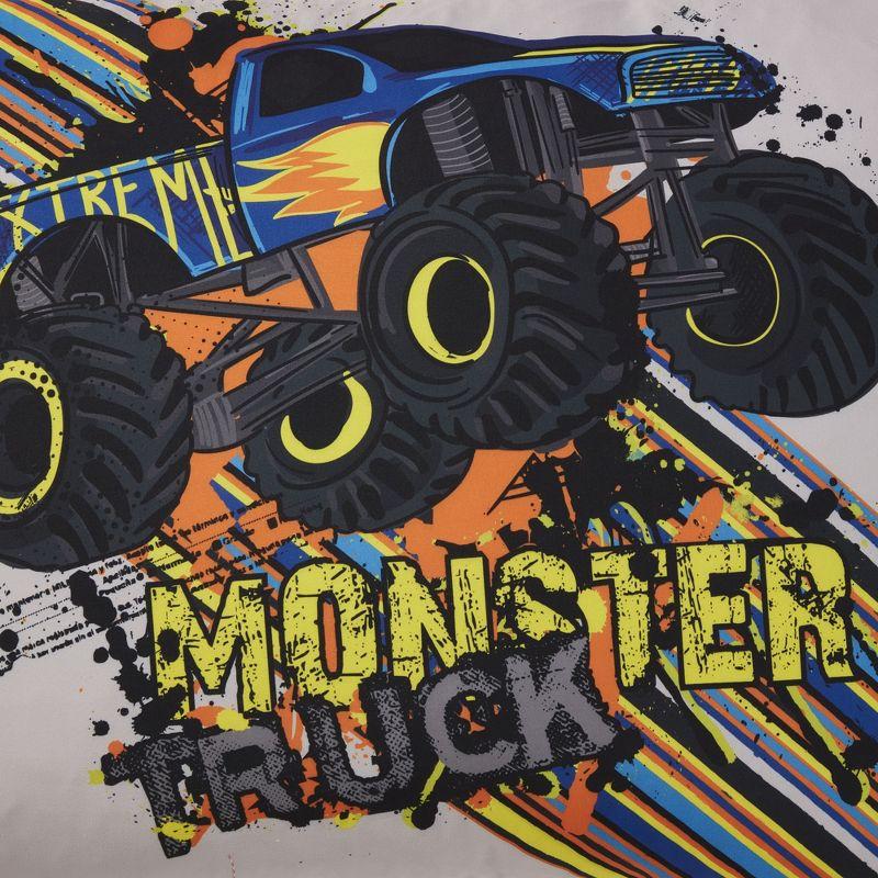 Sweet Home Collection Kids Monster Truck Printed Bed in a Bag Comforter & Sheet Set
