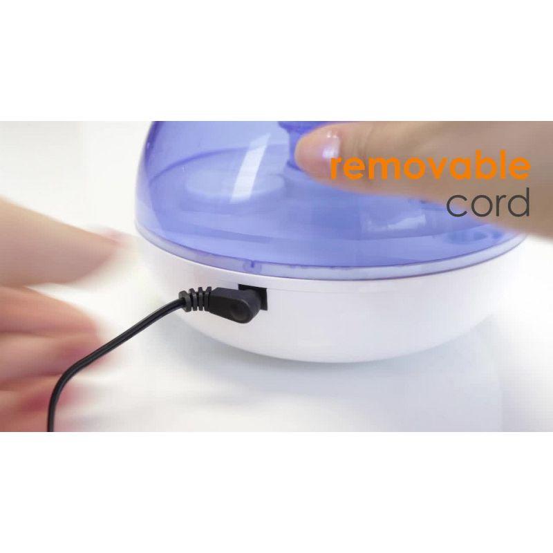 Crane USA 0.2 Gal. Personal Ultrasonic Cool Mist Humidifier for Small Rooms