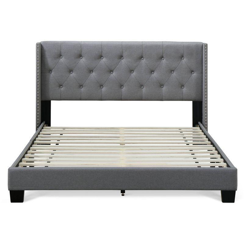 Adler Upholstered Bed - Finch