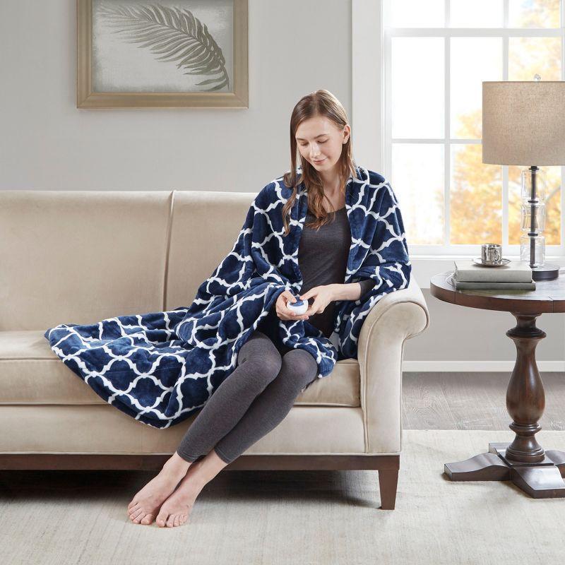 Beautyrest Beautyrest Heated Ogee Oversized Throw