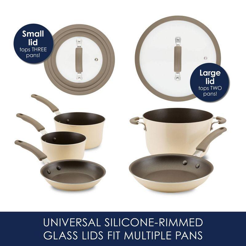 Rachael Ray Cook + Create 11pc Aluminum Nonstick Cookware Set