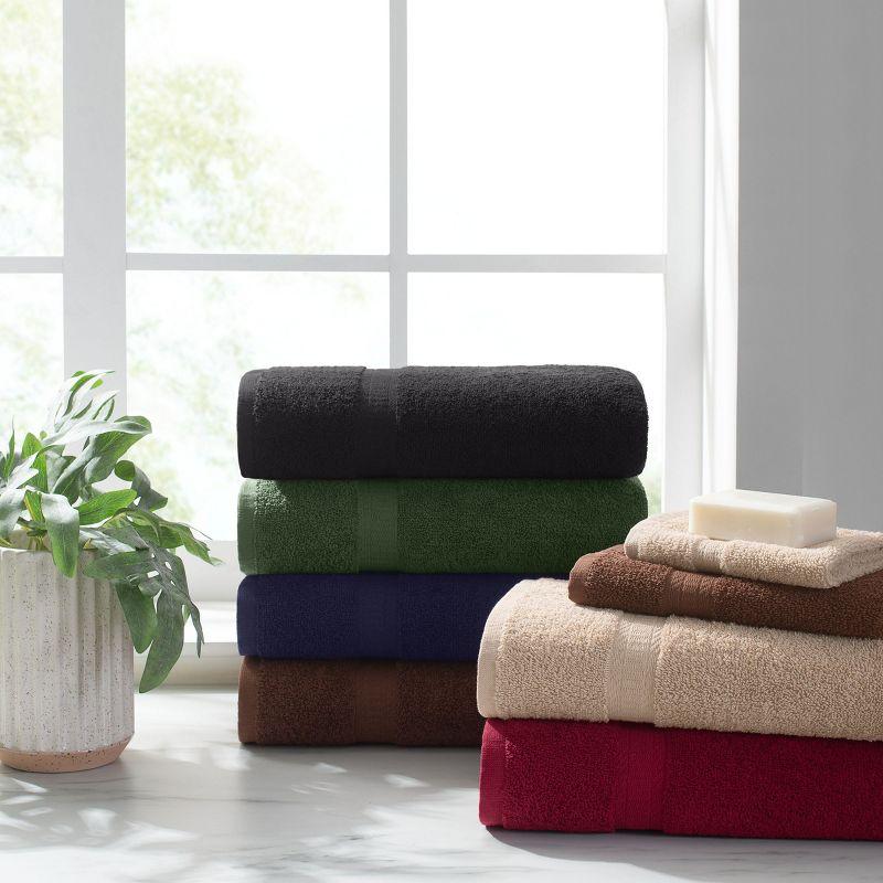 Arkwright True Color Hand Towels - (Pack of 12) Lightweight Absorbent Bathroom Towel, Quick Dry Linen, 16 x 27 in, Brown
