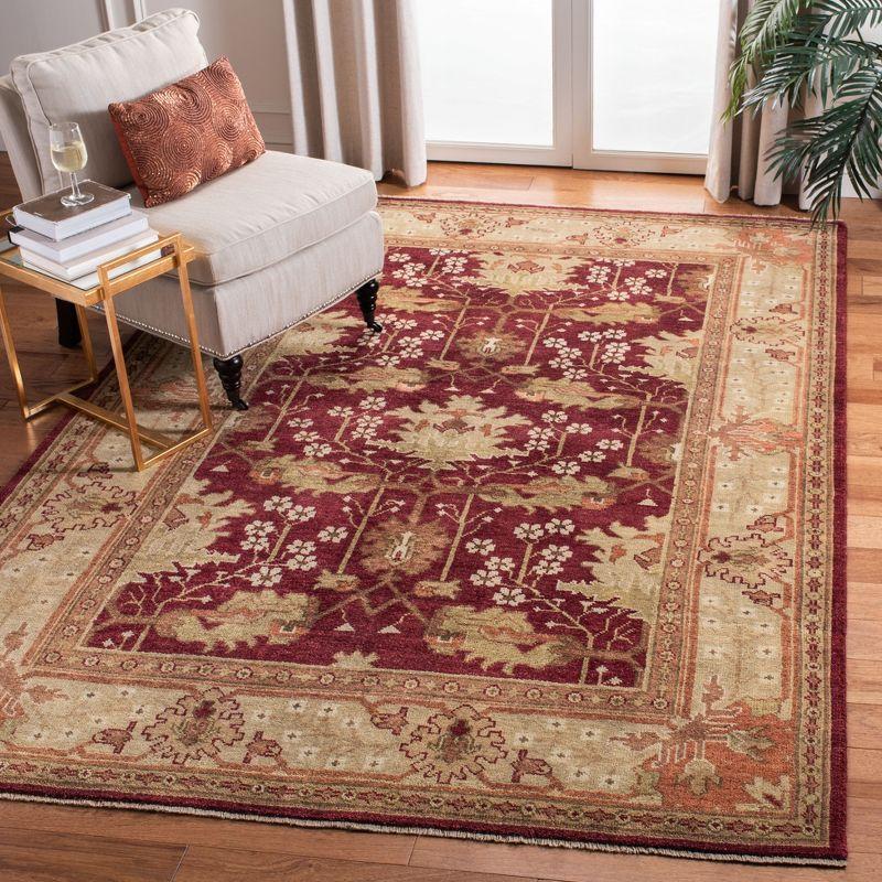 Oushak OSH108 Hand Knotted Area Rug  - Safavieh