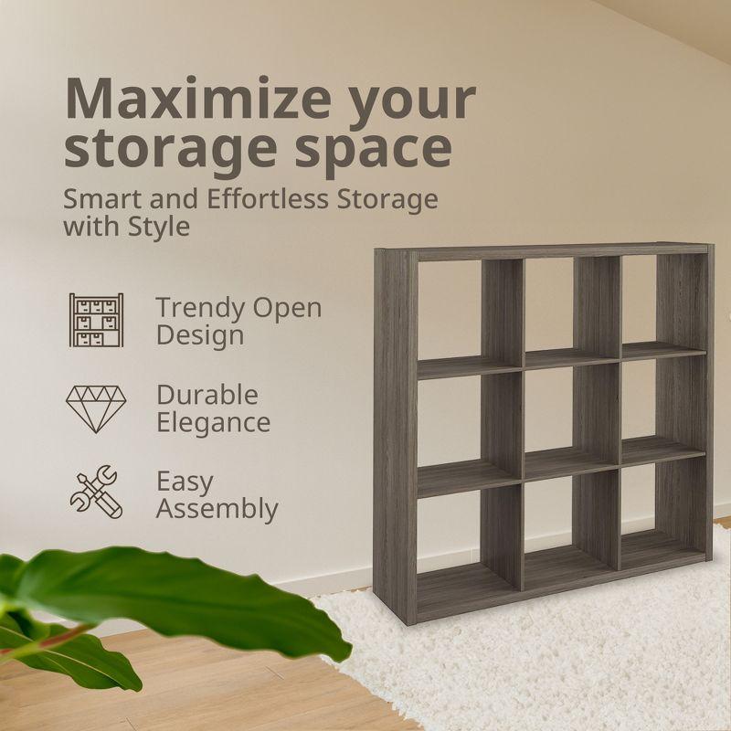 43.98" H x 43.82" W Decorative Cube Bookcase