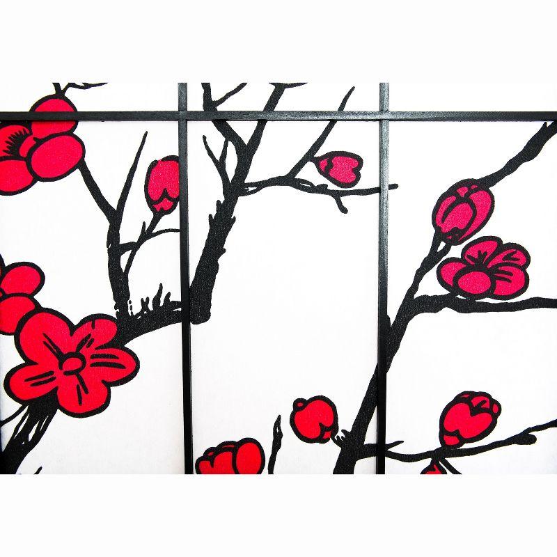 Legacy Decor Room Divider Privacy Screen Panel Blossom Shoji Design