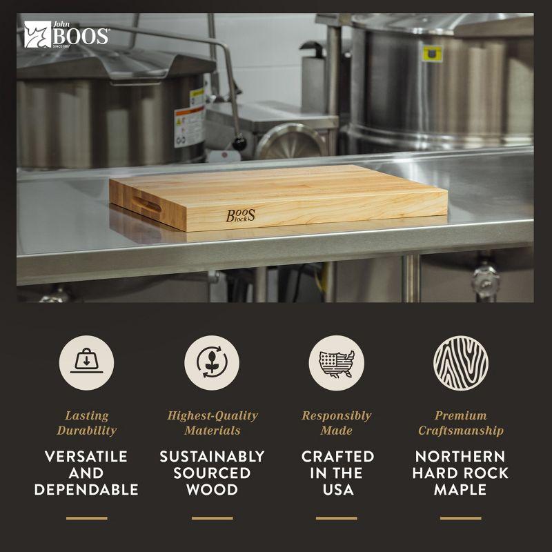 John Boos John Boos Platinum Series Reversible Wood Cutting Board, Maple