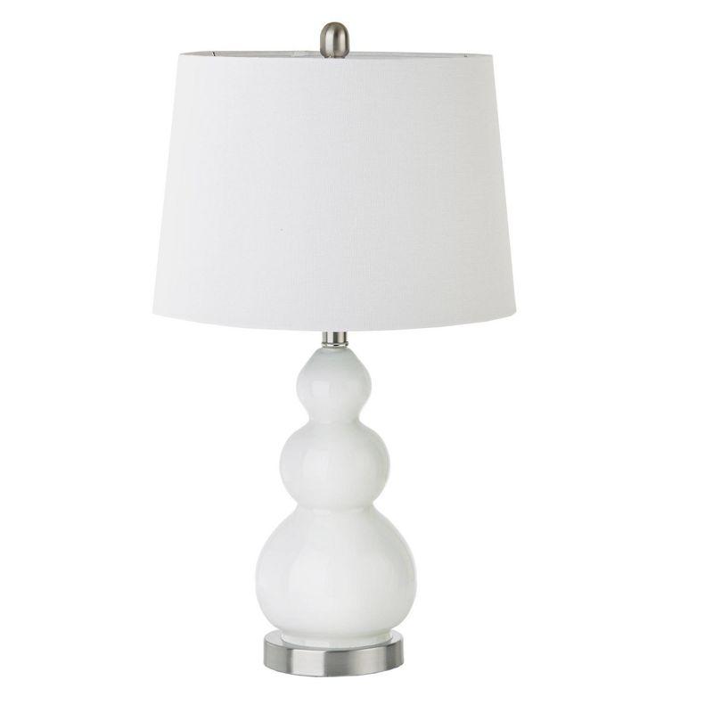 (Set of 2) 26" Covey Table Lamp (Includes LED Light Bulb) White