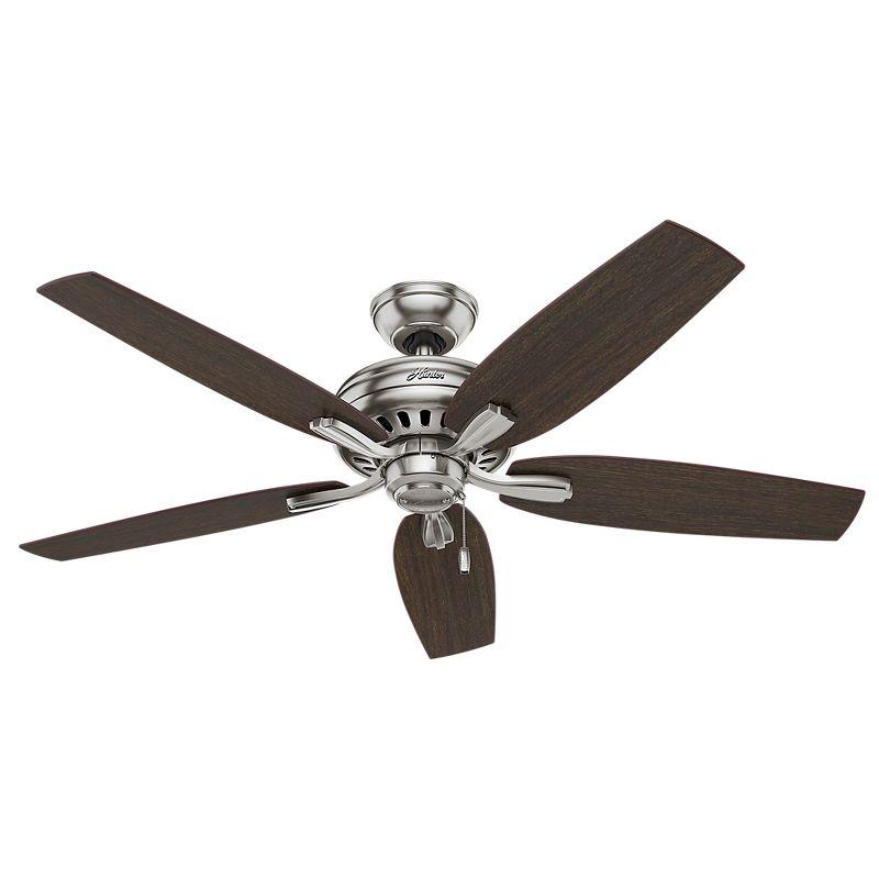 52" Newsome 5 - Blade Standard Ceiling Fan with Pull Chain and Light Kit Included