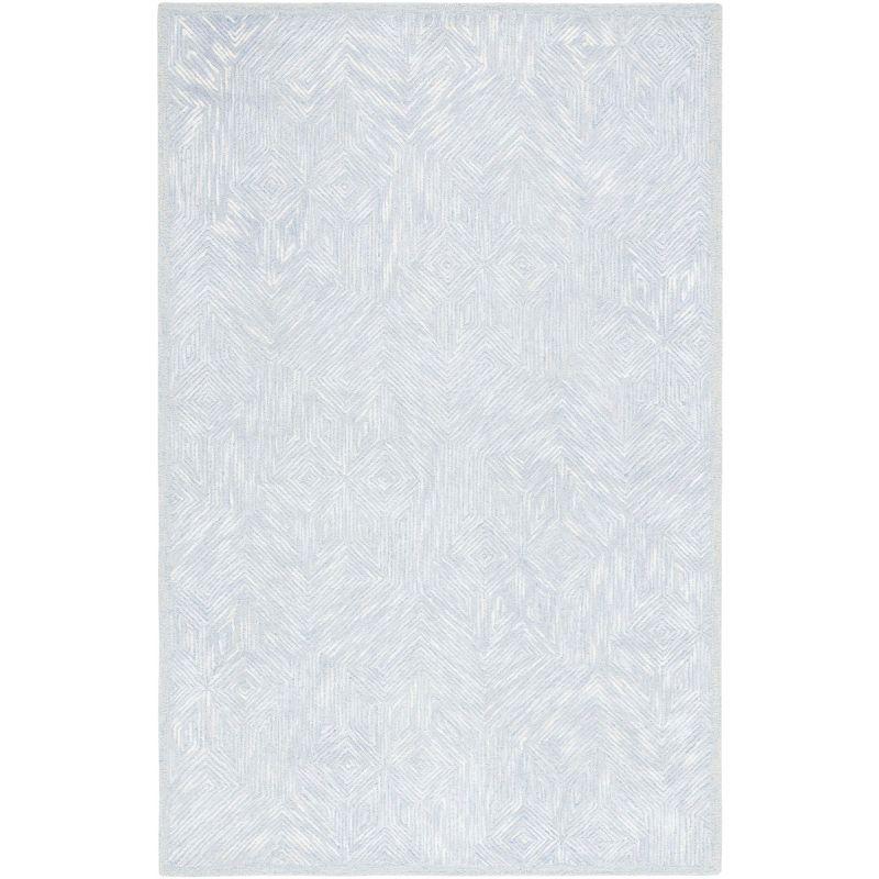 Soho SOH127 Hand Tufted Indoor Area Rug - Blue/Grey - 8'x10' - Safavieh