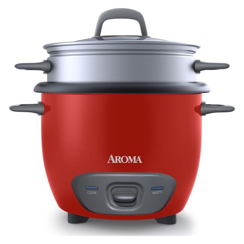 Aroma Aroma 14-Cup Pot Style Rice Cooker and Food Steamer Set