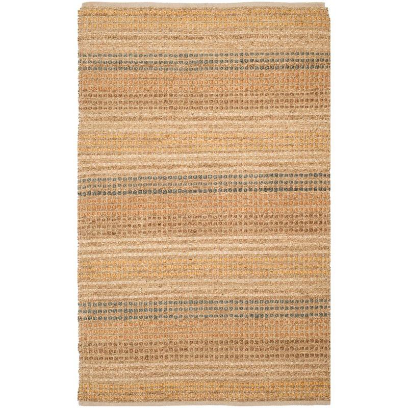 Gray Hand-Knotted Wool Rectangular 4' x 6' Rug