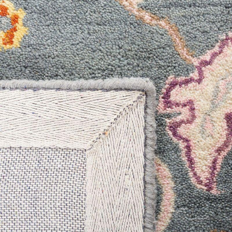 Anatolia AN513 Hand Tufted Area Rug  - Dark Grey/Ivory - 6'x6' - Safavieh.