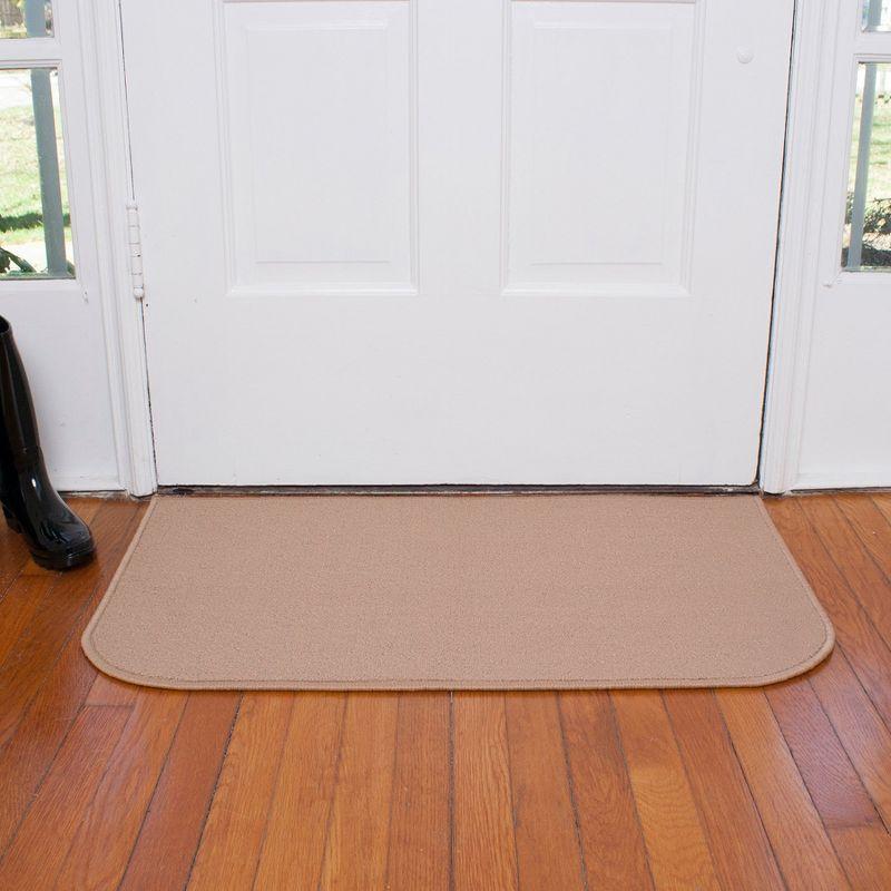 John Ritzenthaler Co. Indoor Accent Rug, 20" x 36", Solid Beige