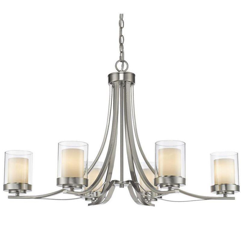 Z-Lite Willow 6 - Light Chandelier in  Brushed Nickel