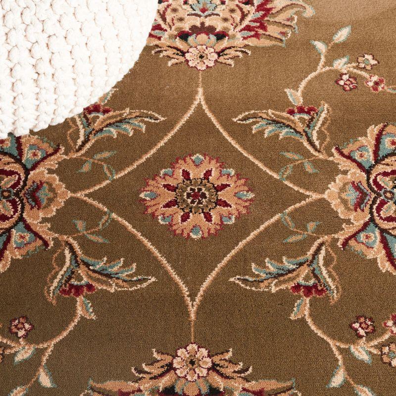 Lyndhurst LNH555 Power Loomed Runner Rug - Green/Ivory - 2'3"x16' - Safavieh