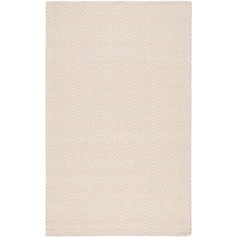 Wilton WIL715 Hand Hooked Indoor Area Rug - Beige/Ivory - 5'x8' - Safavieh