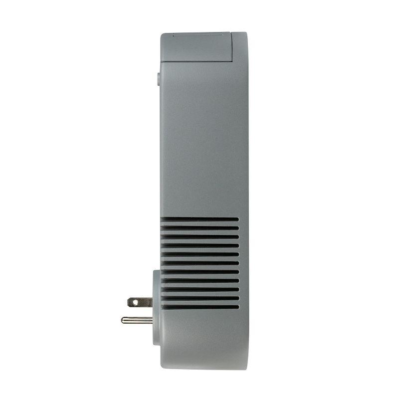 Gray Plug-in UV-C Air Sanitizer with HEPA Filter