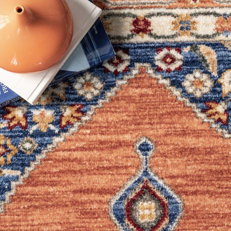 Nuloom Halley Floral Cardinal Medallion Indoor Area Rug, 3' x 5'