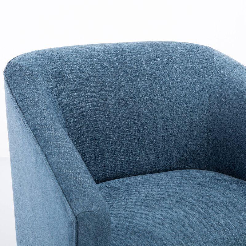 Donovan Upholstered Swivel Barrel Chair