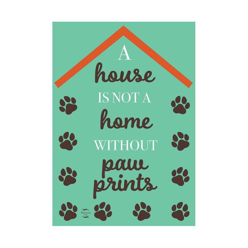 Briarwood Lane Spring Garden Flag 12x18 For Outdoor Pawprints Home Pet Owner For Spring Garden Flag Flags For Outside